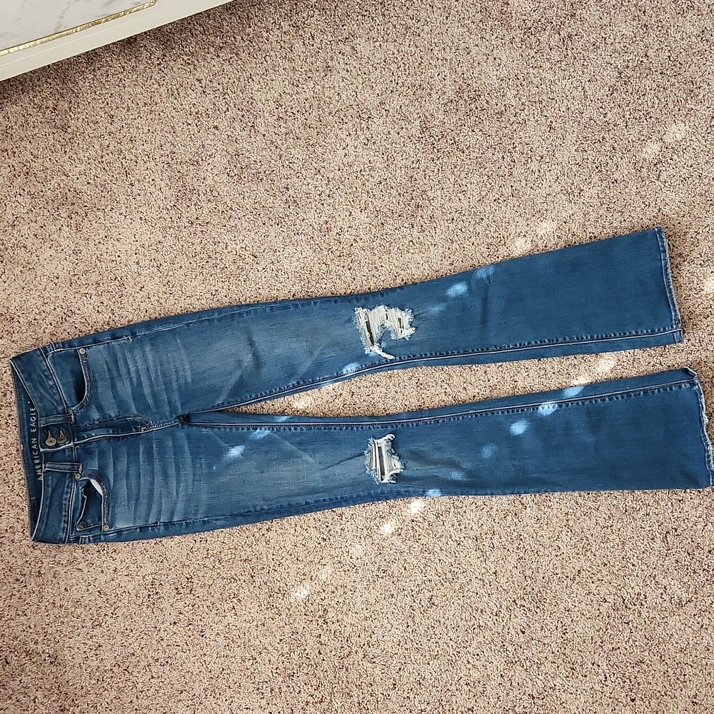 American Eagle Hi Rise Artist Flare- size 00 Long
